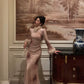 long-sleeved dress winter new style mermaid long party dress     S5538