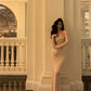 Banquet suspender dress new sexy lace splicing long party dress      S5561