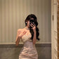 Sequined dress for women new banquet dress long party dress    S5522