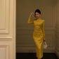 mermaid dress women new style retro long dress      S5553