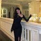 Black halter neck dress sexy party dress      S5558