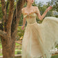 French Green Fairy Dress Set Heavy Fishbone Corset Top Tulle Skirt Homecoming Dress R5144