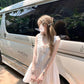 White princess dress doll collar age-reducing sleeveless vest beautiful summer skirt R3907