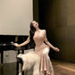 Celebrity sexy one shoulder tube top dress niche banquet dress skirt R0491