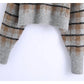 New lazy high neck slim plaid sweater     S2524