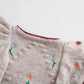 Embroidered layered decorative sweater design sweater coat     S2522