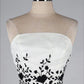 BLACK AND WHITE HOMECOMING DRESS       S2766