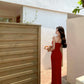 Retro red suspender dress 2025 new holiday style temperament figure waist hip skirt R0722