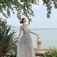 Temperamental high-end dress gentle style beautiful embroidered dress R0648
