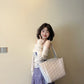 Elegant and gentle temperament one-shoulder long-sleeved top a-line skirt two-piece suit skirt R0875