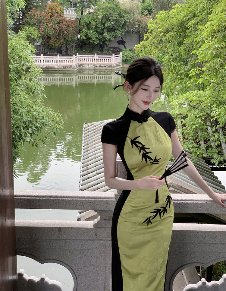 Small fresh cheongsam 2025 new style young temperament new Chinese style dress R1817