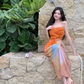 Travel high-end wear holiday style suit female seaside photo sexy two-piece suit R0237