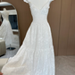 2025 Spring and Summer New Slimming Skirt Cotton Rope Embroidery Flower Lace Holiday Dress R0271