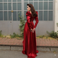 Red prom dress, formal dresses, Red party dress     S2864