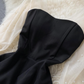 Black A Line Tulle Short Dress Fashion Dress    S4951