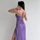 Sexy Long Purple Prom Dress With Slit        S5227