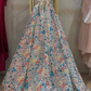 Sparkly New Style Sweetheart Neck Colorful Sequin Prom Dress, Strapless Long Party Gown      S5148