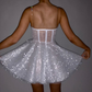 A-Line Sweetheart Short/Mini Sequined Homecoming Dress     S2602