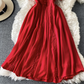 Cute Chiffon Lace Dress A Line Dress     S4450