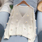 Cute flowers sweater long sleeve sweater sweater coat spring and autumn clothing      S2520