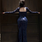 New Chinese style lace hollow dress 2025 hot girl waist hip fishtail long skirt R1362