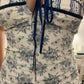 Retro floral tube top sexy slim hip skirt homecoming dress R2609