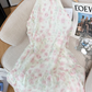 French tea break floral sleeveless halter dress new style gentle style first love sweet short skirt R4038