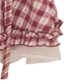 French girlish square collar plaid dress retro design waist slimming princess puffy skirt R0012