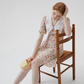French skirt doll collar mini skirt floral skirt sweet short dress female new style R3559