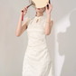Niche design dress new summer high-end French temperament slimming Chinese style skirt R4219
