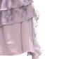 2025 summer new style sweet ink splicing gradient waist strap purple puff sleeve princess dress R0021