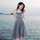 Beach dress holiday dress travel clothes super fairy sexy backless skirt R1509