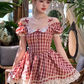 French Bow Lace Beach Resort Dress R4986