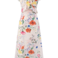 2025 Summer New Floral Ruffle French Temperament Sleeveless Dress R0903