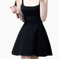 2025 summer new black high-end Hepburn style waist temperament suspender dress R0904