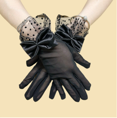 Lace gloves women elegant short gloves tea party gloves summer gloves women girls wedding     S6211