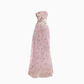 Pure desire style tube top hollow dress 2025 pleated floral holiday long dress R1411