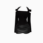 Pure desire style long sleeve halter neck off-shoulder top 2025 large size hip suit R1414