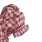 French girlish square collar plaid dress retro design waist slimming princess puffy skirt R0012