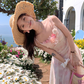 Pink long atmospheric mesh halter dress for women, a summer French retro slimming dress R4788