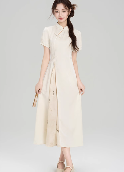 New Chinese style improved dress new waist cheongsam dress engagement dress R2370
