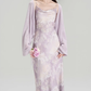 New summer French holiday style swing collar suspender dress plus cardigan shawl complete set R2404