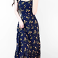 2025 Summer New French Retro Floral Beach Seaside Holiday Suspender Dress R0932