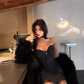 Temperamental Chanel style sequined fishbone tube top 2025 sexy hot girl hip skirt suit R1354