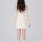 Tea break French dress women's summer white halter neck short skirt new style chic niche skirt R4463