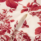 2025 Summer New Romantic Red Floral Waist Tie Holiday Suspender Dress R0922