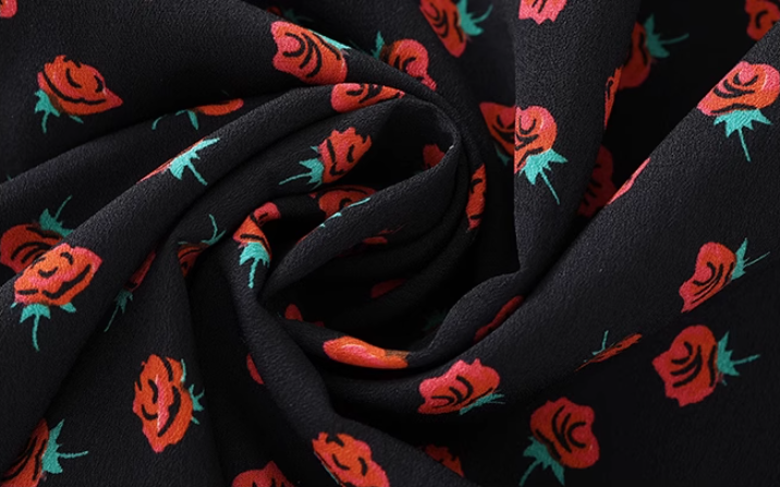 French holiday style long black 2025 new sling floral slim dress R2655