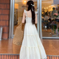 French style petite princess dress with slim waist and flying sleeves R1709