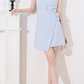 French style dress new summer design niche slim petite short sleeveless dress R4222