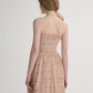 French dress high-grade tube top long dress holiday floral dress seaside wear small skirt for women R3553